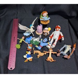 Disney Figures Lot Cinderella Lion King Aladdin Peter Pan Up